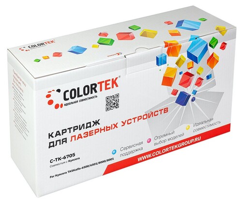 Купить Картридж лазерный Colortek C-TK-6705 черный  9129925. Характеристики, отзывы и цены в Донецке