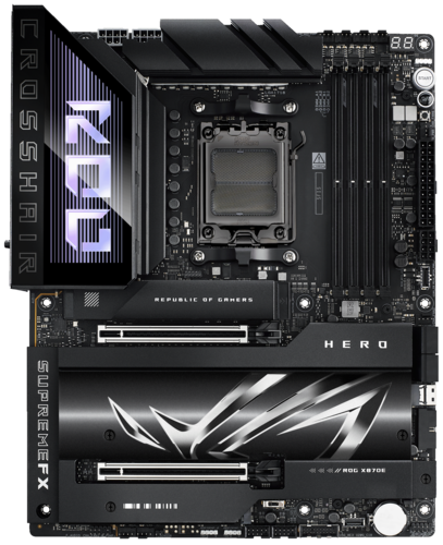 Купить Материнская плата ASUS ROG CROSSHAIR X870E HERO  5495468. Характеристики, отзывы и цены в Донецке