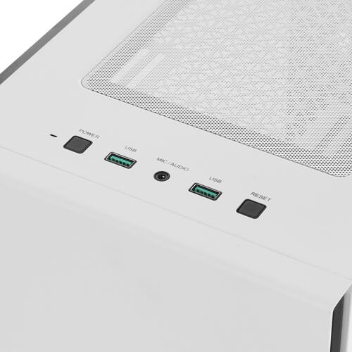Купить Корпус DEEPCOOL MACUBE 110 [R-MACUBE110-WHNGM1N-G-1] белый  1691820. Характеристики, отзывы и цены в Донецке
