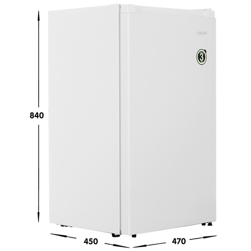 Купить Холодильник компактный   DEXP S-09AHE белый  9223597. Характеристики, отзывы и цены в Донецке