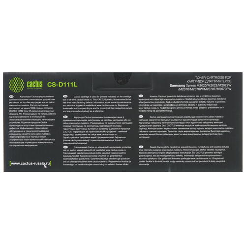 Купить Картридж лазерный Cactus CS-D111L черный, с чипом  7937309. Характеристики, отзывы и цены в Донецке