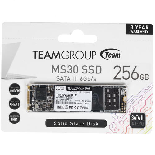 Купить 256 ГБ M.2 SATA накопитель TEAMGROUP MS30 [TM8PS7256G0C101]  1296326. Характеристики, отзывы и цены в Донецке