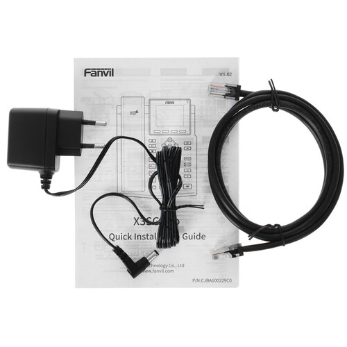 Купить Телефон VoIP Fanvil X3SG Pro черный  5037029. Характеристики, отзывы и цены в Донецке