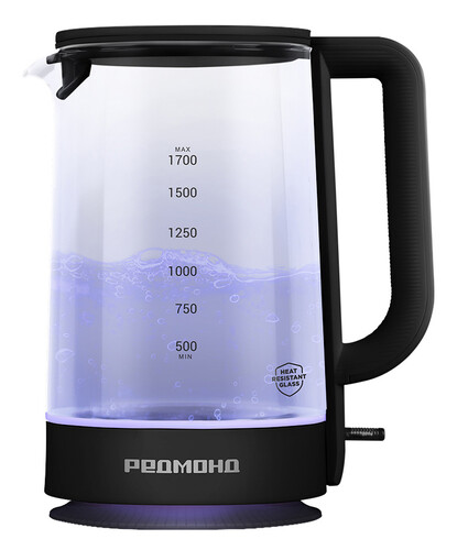 Купить Электрочайник РЕДМОНД KG272 черный  9237060. Характеристики, отзывы и цены в Донецке