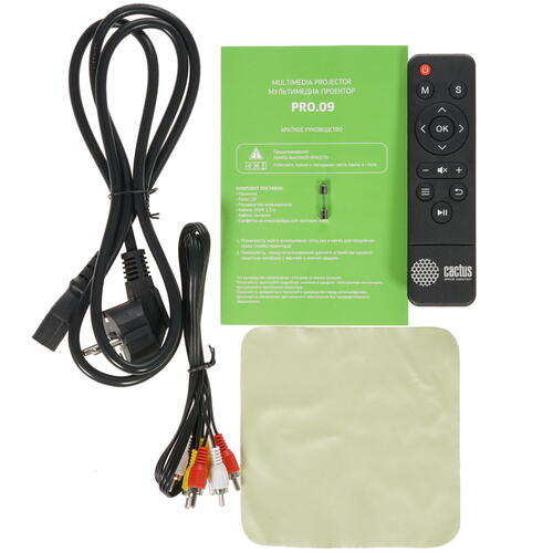 Купить Проектор Cactus CS-PRO.09B.WXGA-W черный  4735587. Характеристики, отзывы и цены в Донецке
