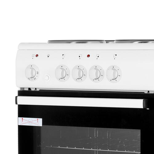 Купить Электрическая плита De Luxe 5004.22э 030 белый  4729223. Характеристики, отзывы и цены в Донецке