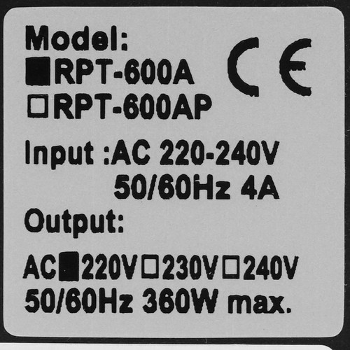 Купить ИБП Powercom Raptor RPT-600A EURO  6717107. Характеристики, отзывы и цены в Донецке