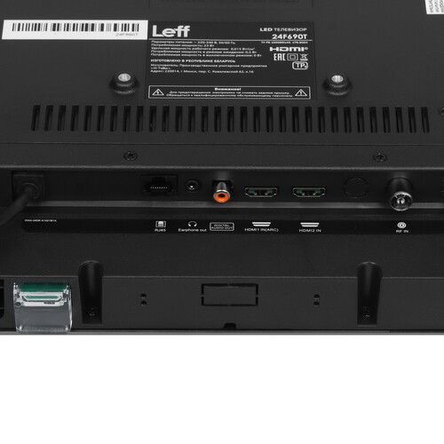 Купить 23.8" (60 см) Телевизор Leff 24F690T черный  9229053. Характеристики, отзывы и цены в Донецке