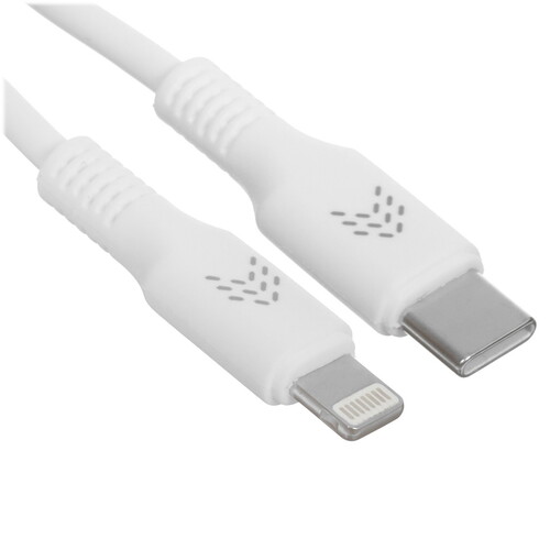 Купить Кабель круглый Rocket Lightning 8-pin - USB Type-C белый 1 м  5466184. Характеристики, отзывы и цены в Донецке