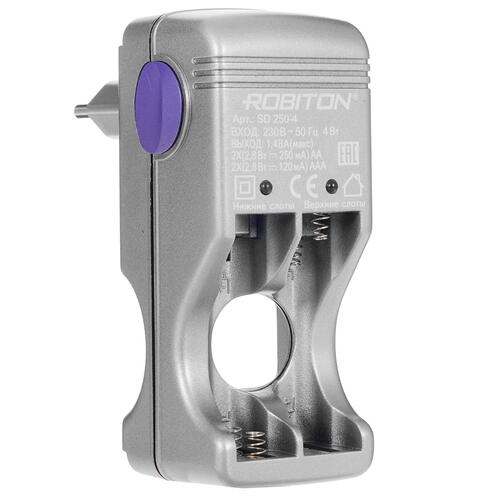 Купить Зарядное устройство ROBITON SD250-4  5346382. Характеристики, отзывы и цены в Донецке