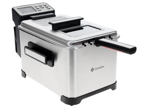 Купить Фритюрница Gemlux GL-DF-4D серебристый  1136474. Характеристики, отзывы и цены в Донецке