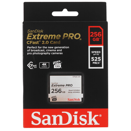 Купить Карта памяти SanDisk Extreme PRO CFast 2.0 CFast 2.0 256 ГБ [SDCFSP-256G-G46D]  4723571. Характеристики, отзывы и цены в Донецке