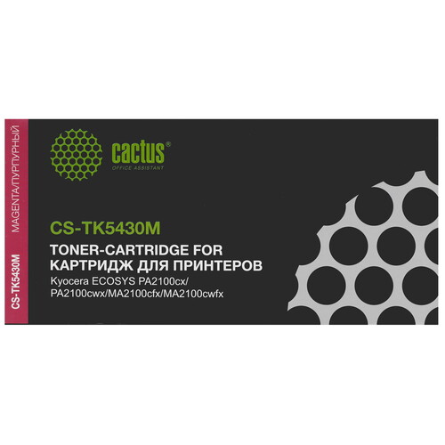 Купить Картридж лазерный Cactus CS-TK5430M пурпурный, с чипом  9276023. Характеристики, отзывы и цены в Донецке