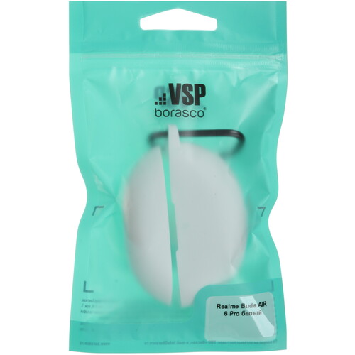 Купить Чехол Borasco для Realme Buds Air 6 Pro, белый  5603128. Характеристики, отзывы и цены в Донецке