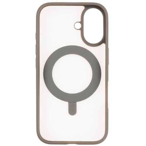 Купить Накладка  uBear Clip 360 Mag Case для Apple iPhone 16 серый/прозрачный  5474355. Характеристики, отзывы и цены в Донецке