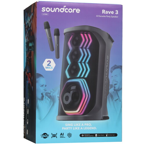 Купить Портативная аудиосистема Anker Soundcore Rave 3, черный  5617018. Характеристики, отзывы и цены в Донецке