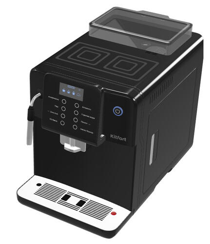 Купить Кофемашина автоматическая Kitfort КТ-7182 черный  9090982. Характеристики, отзывы и цены в Донецке