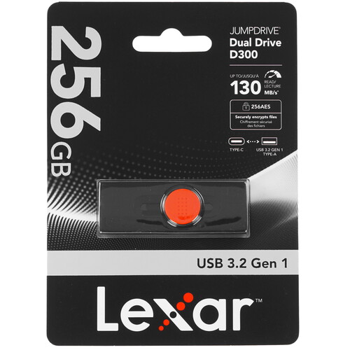 Купить Память OTG USB Flash 256 ГБ Lexar JumpDrive Dual D300  9194500. Характеристики, отзывы и цены в Донецке
