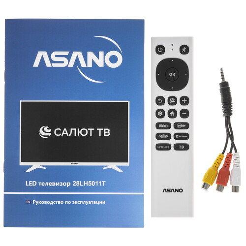 Купить 27.5" (71 см) Телевизор Asano 28LH5011T белый  9225864. Характеристики, отзывы и цены в Донецке