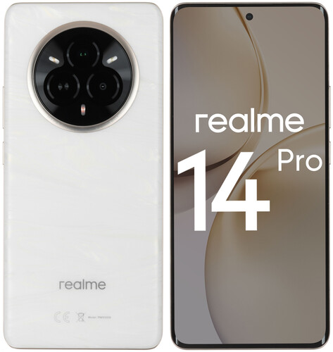 Купить 6.77" Смартфон realme 14 Pro 512 ГБ белый  5614926. Характеристики, отзывы и цены в Донецке