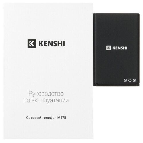 Купить Сотовый телефон KENSHI M175 черный  9049652. Характеристики, отзывы и цены в Донецке