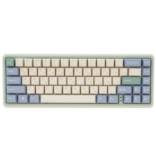 Купить Клавиатура проводная + беспроводная Varmilo VXT67 Eucalyptus  5486643. Характеристики, отзывы и цены в Донецке