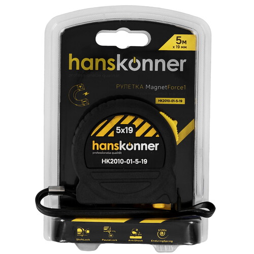 Купить Рулетка Hanskonner HK2010-01-5-19  8157042. Характеристики, отзывы и цены в Донецке