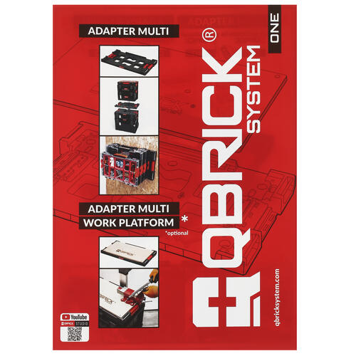 Купить Крепление для ящика Qbrick System ONE Adapter Multi  9992692. Характеристики, отзывы и цены в Донецке