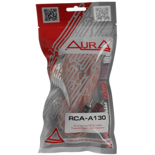 Купить Кабель межблочный AURA RCA-A130 MKII  5608276. Характеристики, отзывы и цены в Донецке
