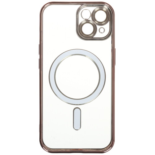 Купить Накладка  BoraSCO Metallik Case для Apple iPhone 15 розовый  5620424. Характеристики, отзывы и цены в Донецке