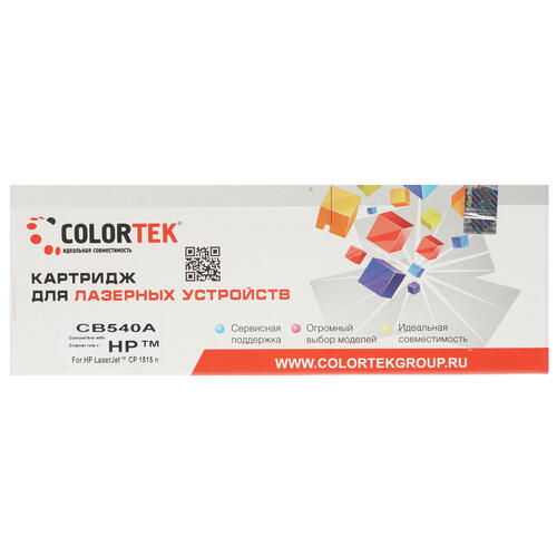 Купить Картридж лазерный Colortek CB540A черный, с чипом  1200407. Характеристики, отзывы и цены в Донецке