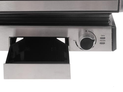 Купить Гриль Kitfort KT-1601 серебристый  1093411. Характеристики, отзывы и цены в Донецке