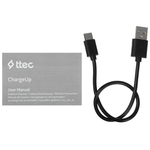 Купить Портативный аккумулятор TTEC ChargeUp черный  5600029. Характеристики, отзывы и цены в Донецке