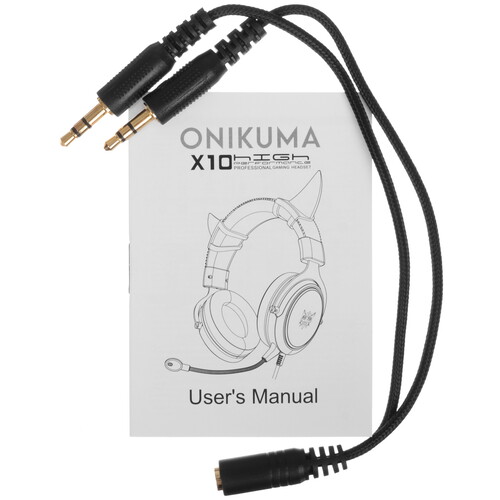 Купить Проводные наушники Onikuma X10 черный 2021  5618856. Характеристики, отзывы и цены в Донецке