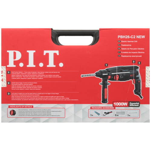 Купить Перфоратор P.I.T. PBH26-C2 NEW  5624923. Характеристики, отзывы и цены в Донецке