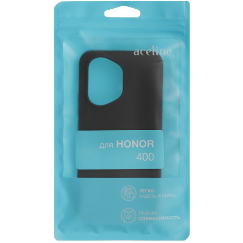 Купить Накладка  Aceline Fresh для HONOR 400 черный  9197494. Характеристики, отзывы и цены в Донецке