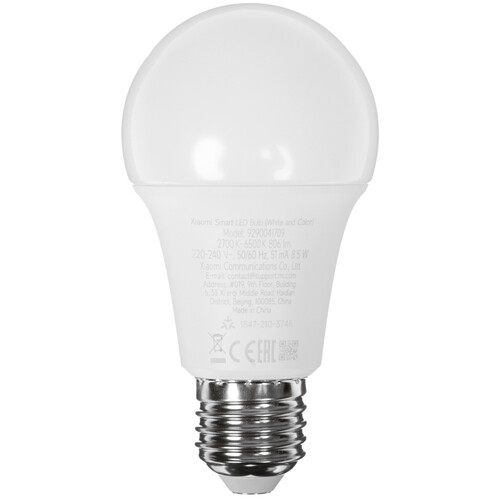 Купить Умная светодиодная лампа Xiaomi Smart LED Bulb (White and Color)  5632049. Характеристики, отзывы и цены в Донецке