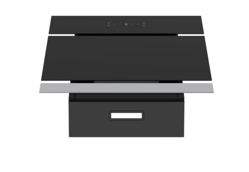 Купить Вытяжка наклонная Midea MH60AN668GB черный/серебристый  9245320. Характеристики, отзывы и цены в Донецке