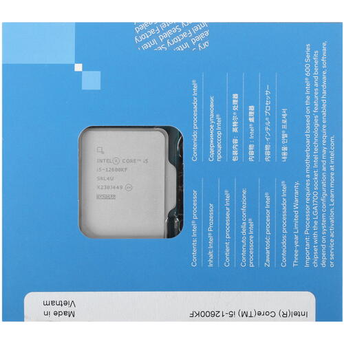 Купить Процессор Intel Core i5-12600KF BOX  5053961. Характеристики, отзывы и цены в Донецке