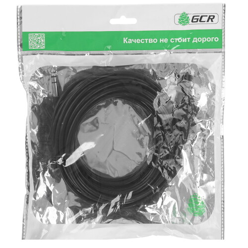 Купить Кабель   GCR XLR - jack 6.3 мм черный  9290087. Характеристики, отзывы и цены в Донецке