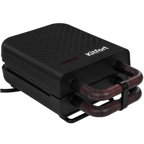 Купить Вафельница Kitfort КТ-3652 черный  9287553. Характеристики, отзывы и цены в Донецке