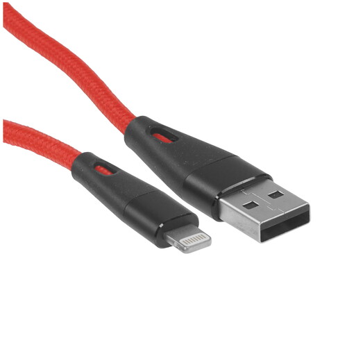 Купить Кабель круглый ZMI Lightning 8-pin MFI - USB 2.0 Type-A красный 1 м  9282821. Характеристики, отзывы и цены в Донецке