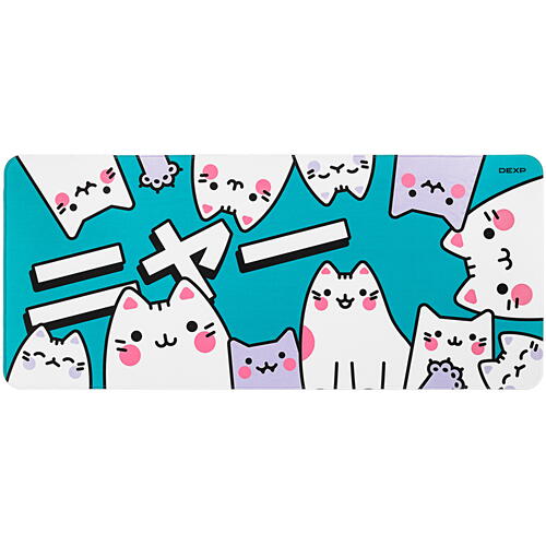 Купить Коврик DEXP OM-XL Cats  зеленый  5088980. Характеристики, отзывы и цены в Донецке