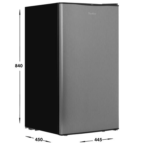 Купить Холодильник компактный   Tesler RC-95 серебристый  8166325. Характеристики, отзывы и цены в Донецке