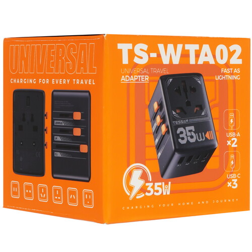 Купить Сетевой фильтр Tessan TS-WTA-02 черный  9133319. Характеристики, отзывы и цены в Донецке