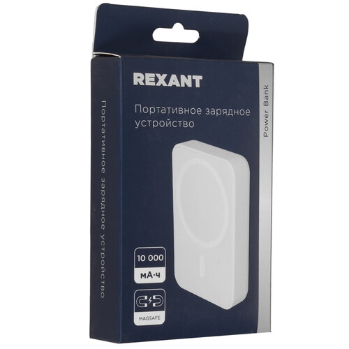 Купить Портативный аккумулятор REXANT 30-2054 белый  9190008. Характеристики, отзывы и цены в Донецке