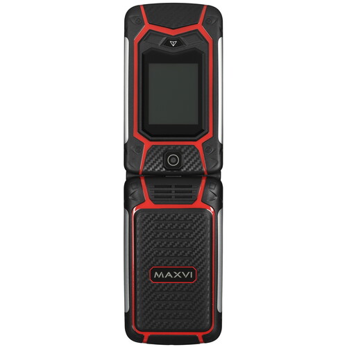 Купить Сотовый телефон Maxvi E10 красный/черный  9064668. Характеристики, отзывы и цены в Донецке