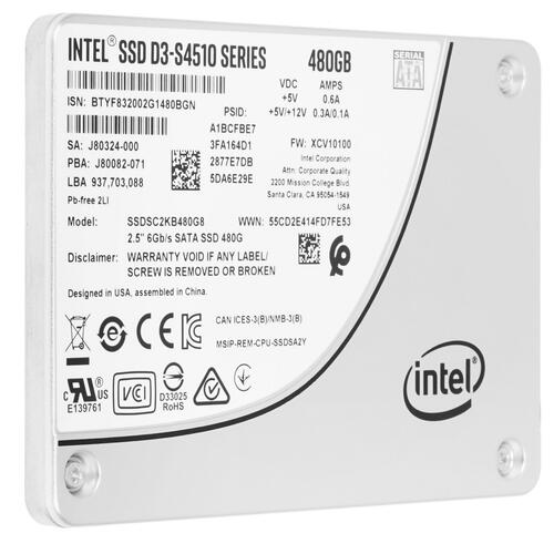 Купить 480 ГБ Серверный SSD накопитель Intel D3-S4510 Series [SSDSC2KB480G801]  1288390. Характеристики, отзывы и цены в Донецке