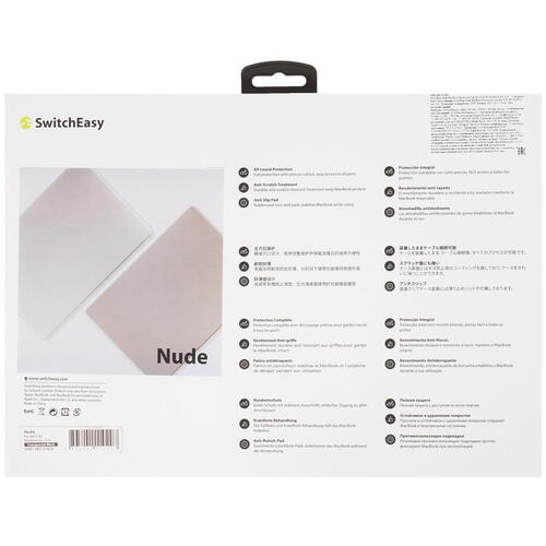 Купить 13.6" Накладка SwitchEasy Nude MacBook Protective Case серый  9122486. Характеристики, отзывы и цены в Донецке