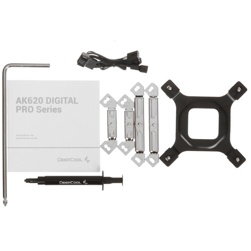 Купить Кулер для процессора DEEPCOOL AK620 DIGITAL PRO WH  5614092. Характеристики, отзывы и цены в Донецке
